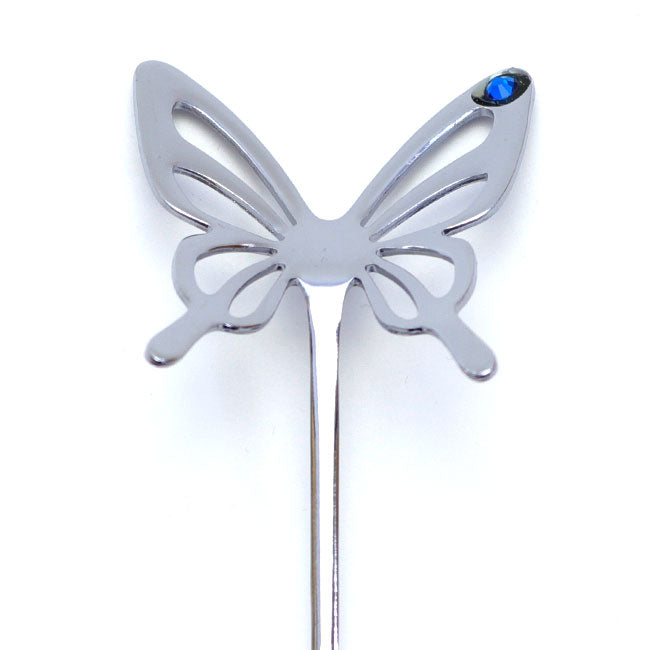 Butterfly Muddler Spoon TAKAKUWA KINZOKU Silver Blue