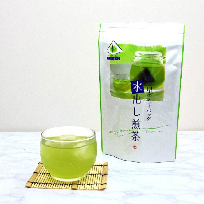 Hoshino Cold Brew Sencha – 18 Tea Bags (5 g each) – Refreshing Japanese Green Tea