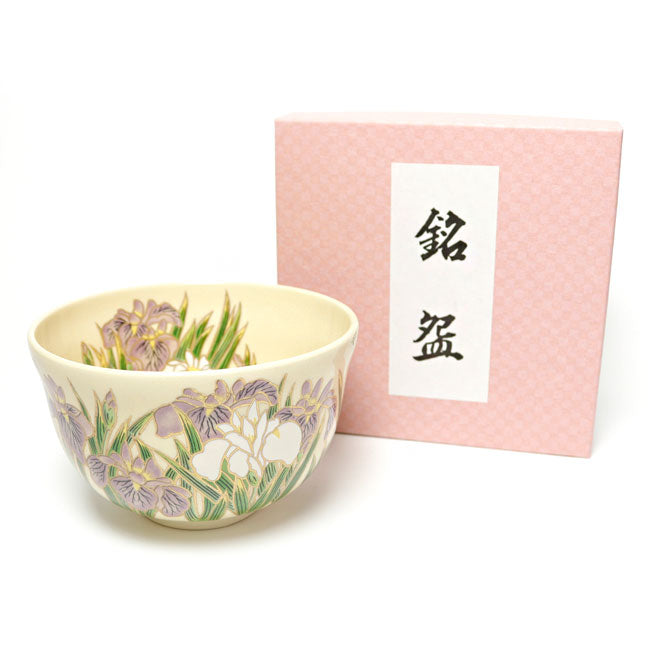 Japanese Matcha Tea Bowl – Iris Kyō Ware | Handmade in Japan