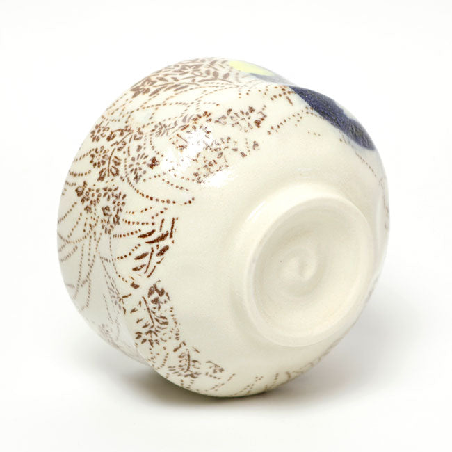 Small Matcha Bowl Moon Rabbit | Mino Ware Made in Japan