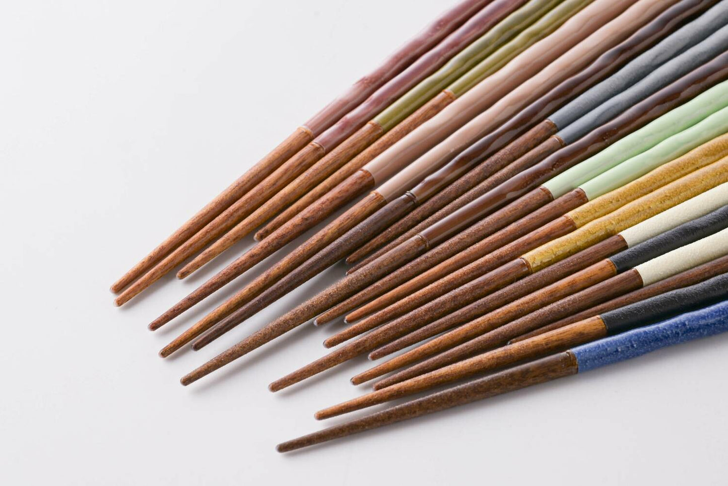 Japanese Chopsticks – Blue Finish | KURABI Natural Wood Made in Japan