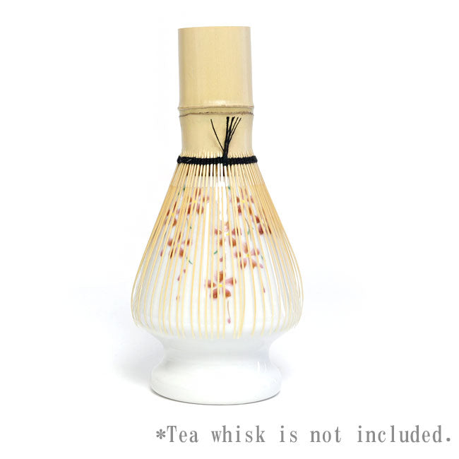 Tea whisk holder Weeping cherry blossom KAIHOU YAGI painting