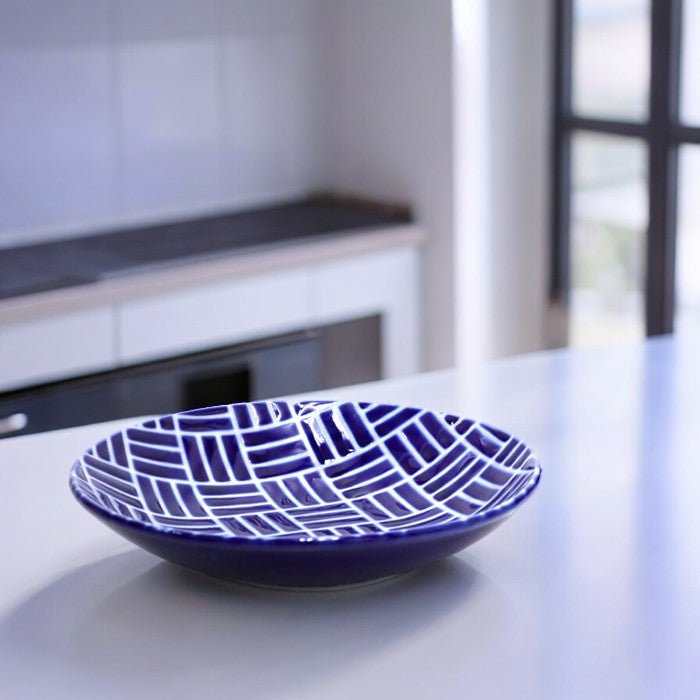 Mino ware small plate Japanese ancient patterns 02 - MatchaJP