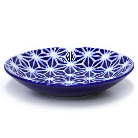 Mino ware small plate Japanese ancient patterns 03 - MatchaJP