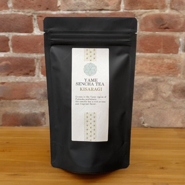 Sencha tea leaves Yame Hoshino KISARAGI - MatchaJP