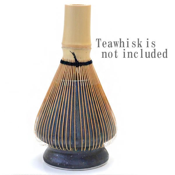 TeaWhisk holder Meisen Silver - MatchaJP