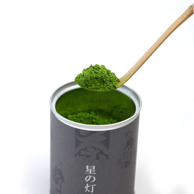 TSUJIRI Matcha green tea FUKUOKA YAME HOSHI - NO - AKARI 30g can - MatchaJP