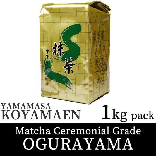 Koyamaen Matcha green tea powder Ceremonial Grade OGURAYAMA 1kg pack - MatchaJP