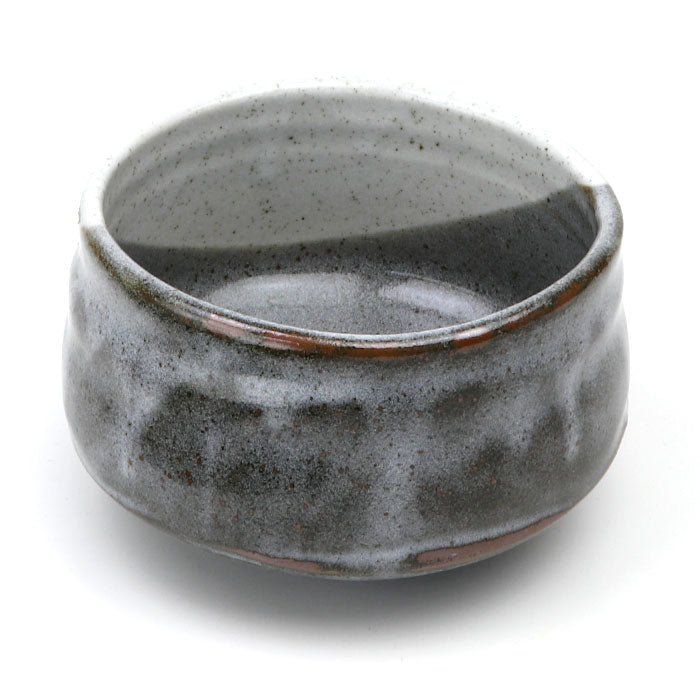 Matcha bowl, Kutani ware, flowers - MatchaJP