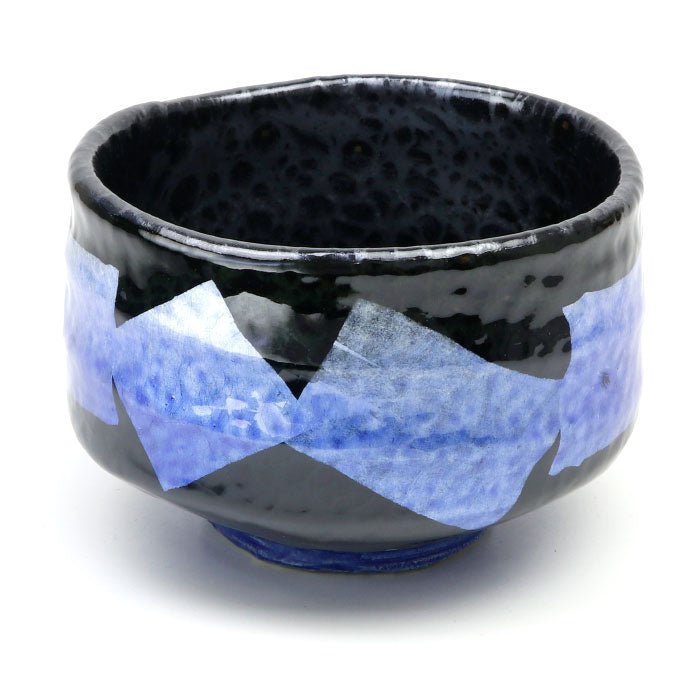 Matcha bowl, Kutani ware, Silver - MatchaJP