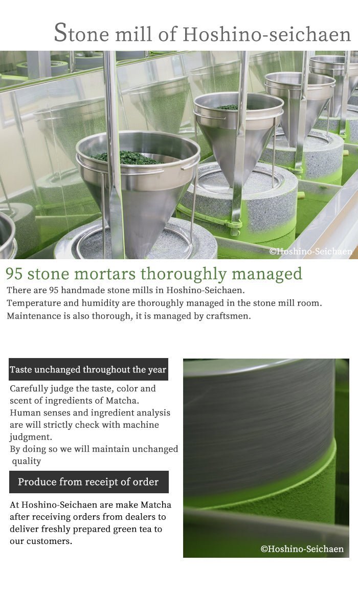 Matcha green tea powder ceremonial grade Hoshino - Seichaen「HOSHI - NO - TSUYU」20g Can (0.71 oz) - MatchaJP