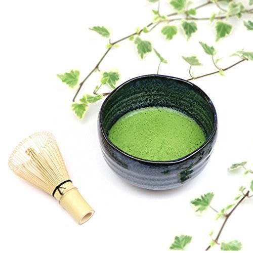 Matcha Tea Ceremony Elementary set 5tools Blue Chawan - MatchaJP
