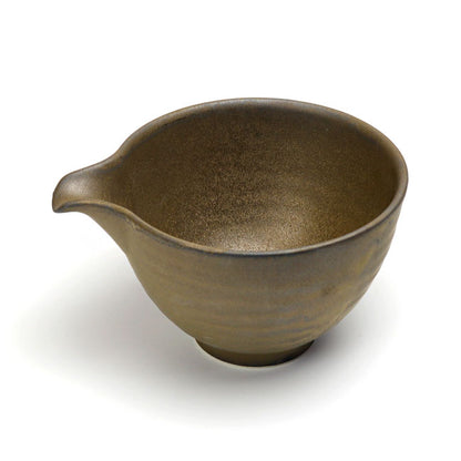 Japanese Matcha Bowl with Spout – Hasami Ware | Perfect for Matcha Latte | Made in Japan