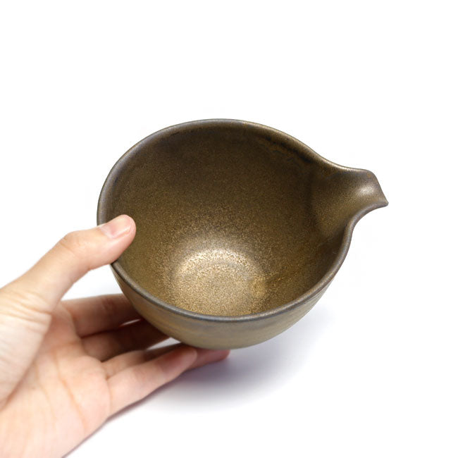 Japanese Matcha Bowl with Spout – Hasami Ware | Perfect for Matcha Latte | Made in Japan