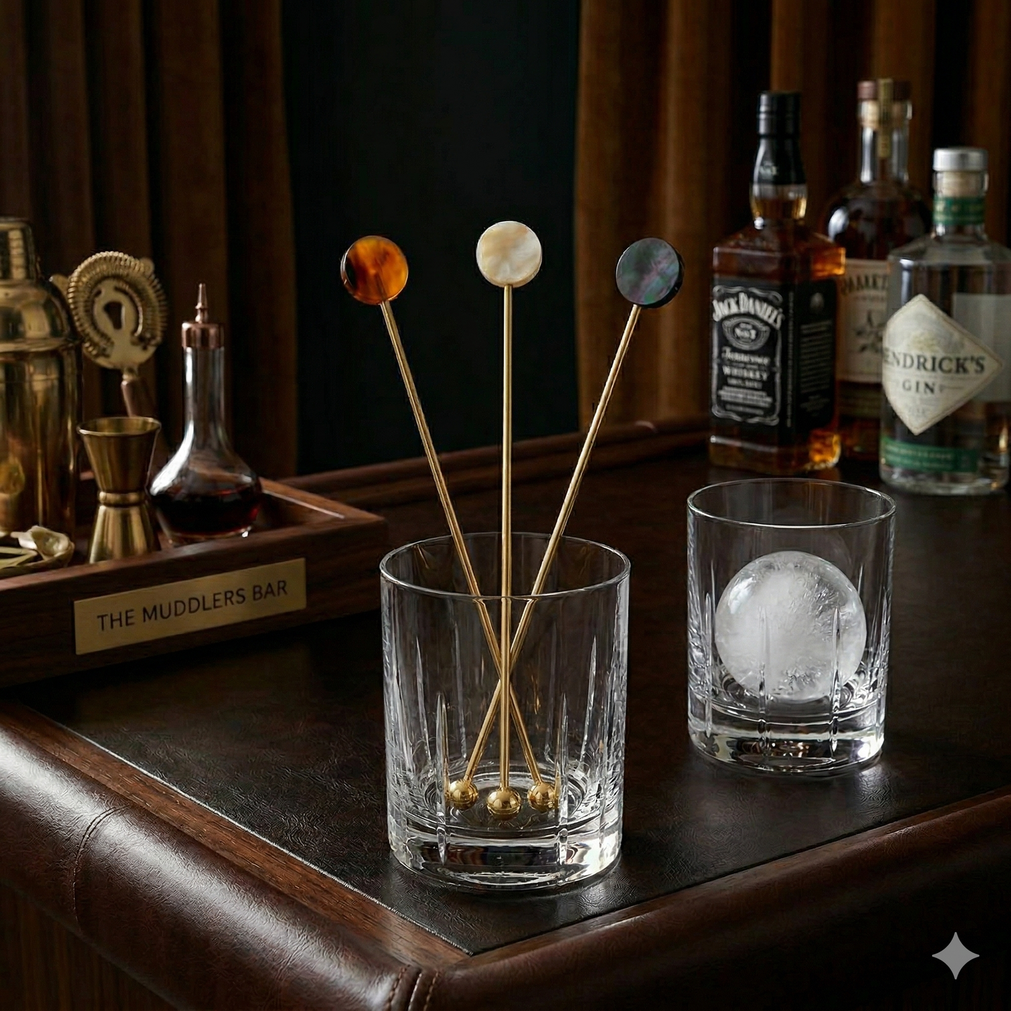 Japanese Tea Spoon – Circle Design Tortoiseshell Amber | TAKAKUWA KINZOKU