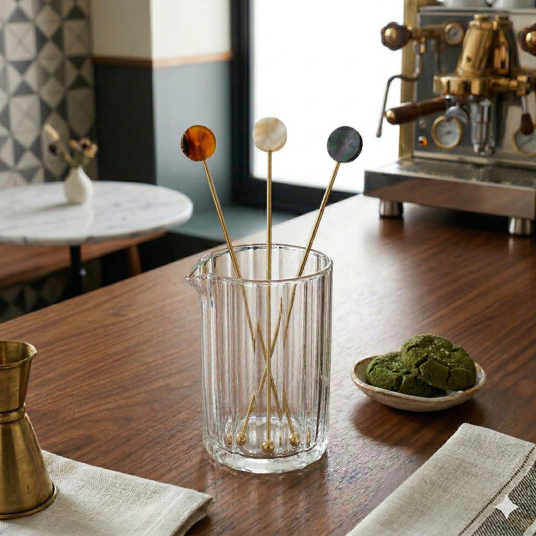 Matcha muddler for drink preparation