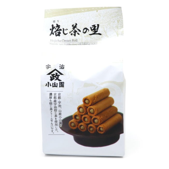 Baked sweets with houjicha cream KOYAMAEN - MatchaJP