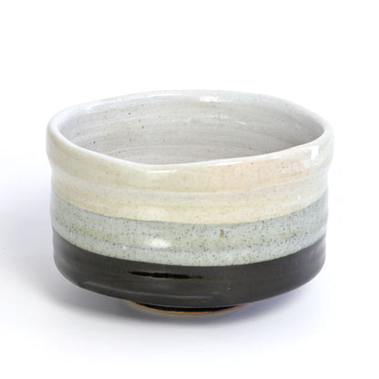 Japanese Matcha Bowl – Black Iridescent Chawan | Mino Ware Made in Japan
