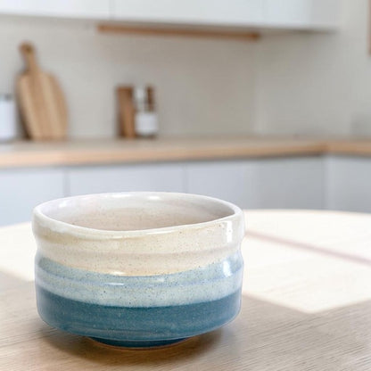 Japanese Matcha Bowl – Green Iridescent Chawan | Mino Ware Made in Japan