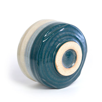 Japanese Matcha Bowl – Green Iridescent Chawan | Mino Ware Made in Japan