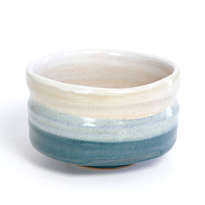 Japanese Matcha Bowl – Green Iridescent Chawan | Mino Ware Made in Japan