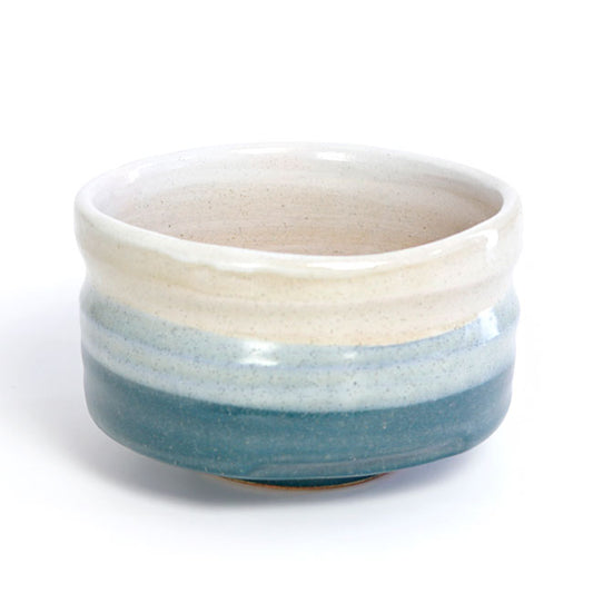 Japanese Matcha Bowl – Green Iridescent Chawan | Mino Ware Made in Japan