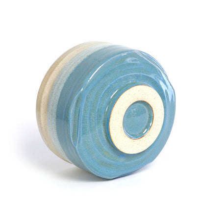 Japanese Matcha Bowl – Skyblue Iridescent Chawan | Mino Ware Made in Japan