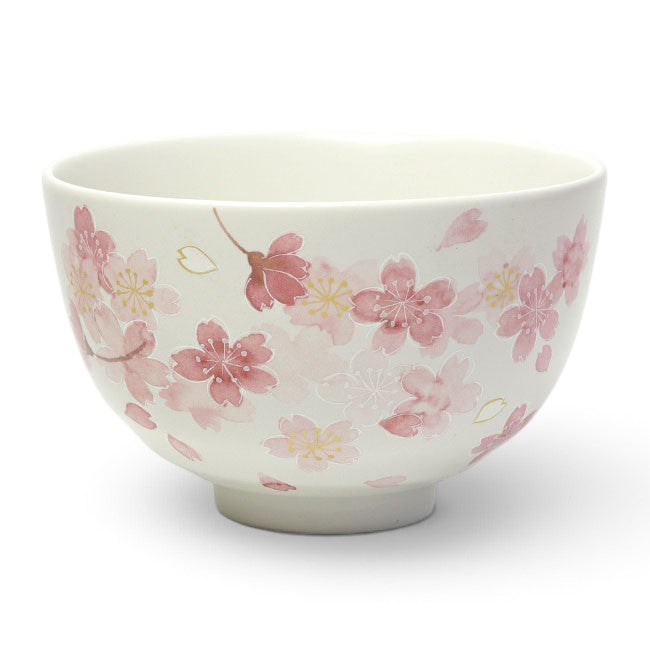 Matcha Bowl Sakura Pink | Japanese Mino Ware Ceramic