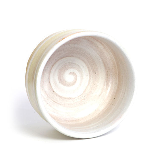 Japanese Matcha Bowl – Yellow Iridescent Chawan | Mino Ware Made in Japan