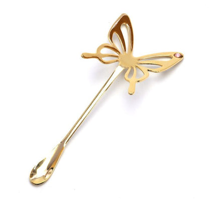 Butterfly Muddler Spoon TAKAKUWA KINZOKU Gold Pink - MatchaJP