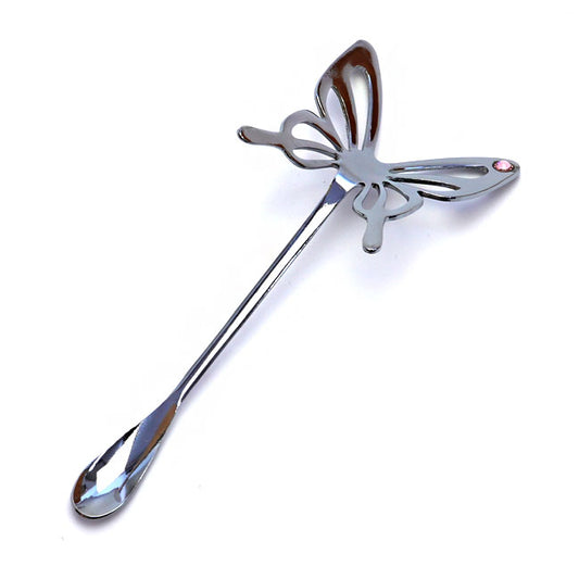 Butterfly Muddler Spoon TAKAKUWA KINZOKU Silver Pink