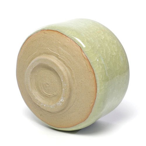 Yellow Craze Matcha Bowl (Chawan) – Japanese Mino Ware Ceramic | Made in Japan - MatchaJP