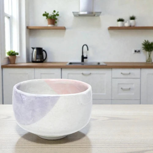 Sakura & Wisteria Matcha Bowl (Chawan) – Japanese Mino Ware Ceramic | Made in Japan