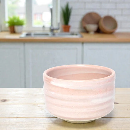 Sakura Shino Matcha Bowl (Chawan) – Japanese Mino Ware Ceramic | Made in Japan