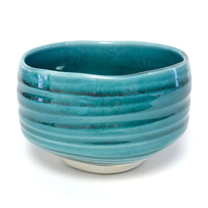 Deep Teal Matcha Bowl (Chawan) – Japanese Mino Ware Ceramic | Made in Japan - MatchaJP