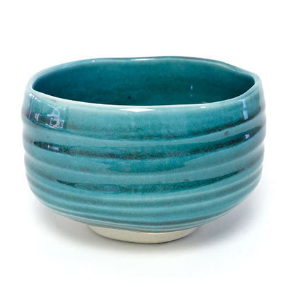 Deep Teal Matcha Bowl (Chawan) – Japanese Mino Ware Ceramic | Made in Japan - MatchaJP