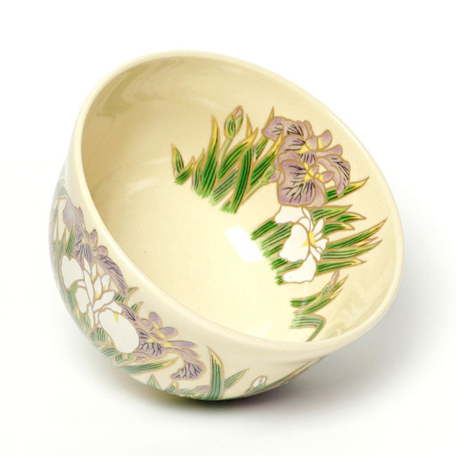 Japanese Matcha Tea Bowl – Iris Kyō Ware | Handmade in Japan
