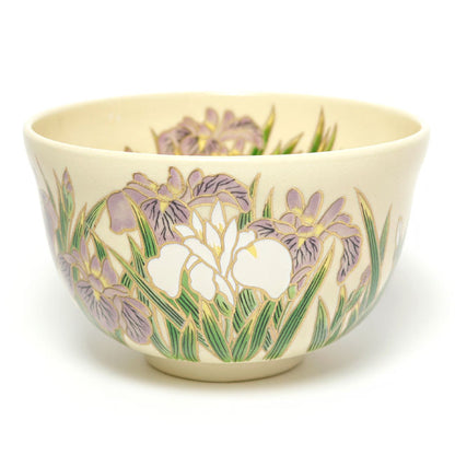 Japanese Matcha Tea Bowl – Iris Kyō Ware | Handmade in Japan