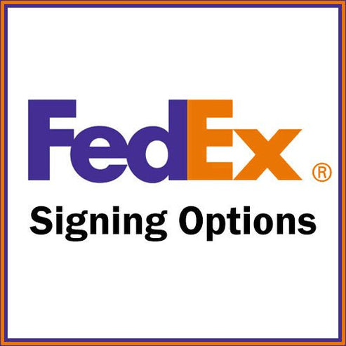 FedEx Signature Required Option