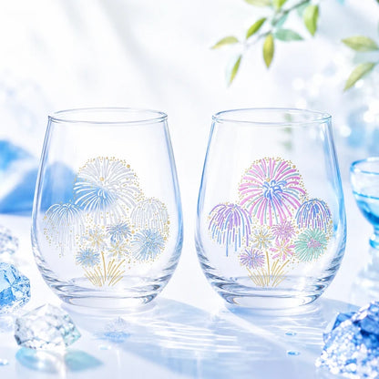 Japanese Fireworks Color-Changing Glass – Cold Reactive Tumbler | Made in Japan