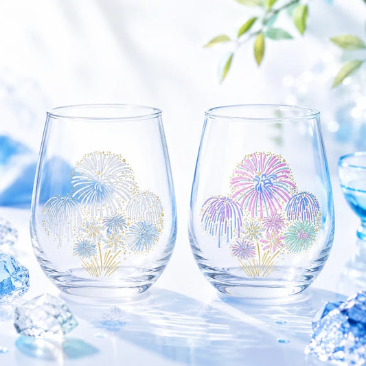 Japanese Fireworks Color-Changing Glass – Cold Reactive Tumbler | Made in Japan