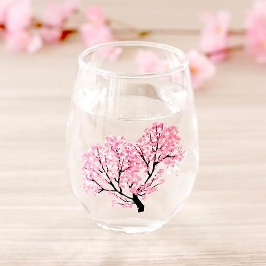 Sakura Color-Changing Free Glass (Cold Reactive) — Made in Japan — 325 ml / 11 oz