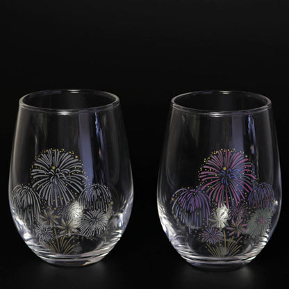 Japanese Fireworks Color-Changing Glass – Cold Reactive Tumbler | Made in Japan