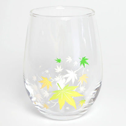 Japanese Autumn Leaves Color-Changing Glass – Cold Reactive Tumbler | Made in Japan