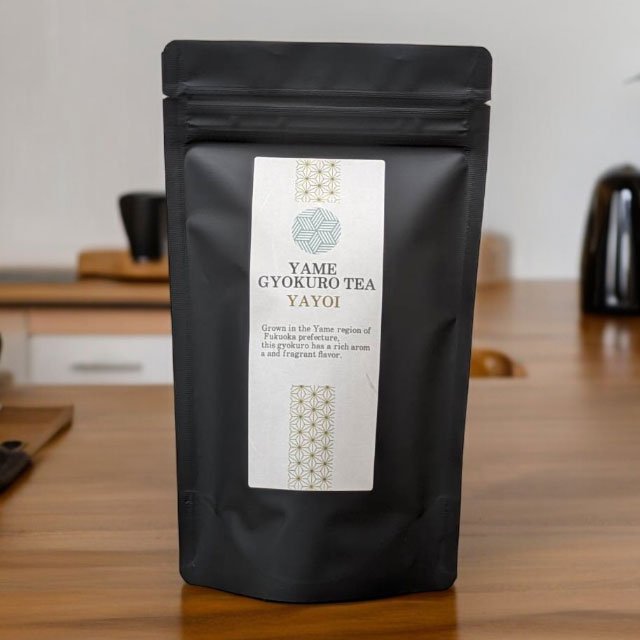 Gyokuro tea leaves Yame Hoshino YAYOI - MatchaJP