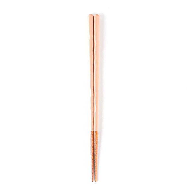 Japanese Chopsticks – Soft Pink Finish | KURABI Natural Wood Made in Japan