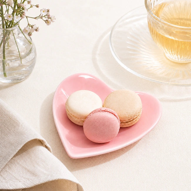 Heart Shaped Small Plate Pink | Mino Ware Made in Japan