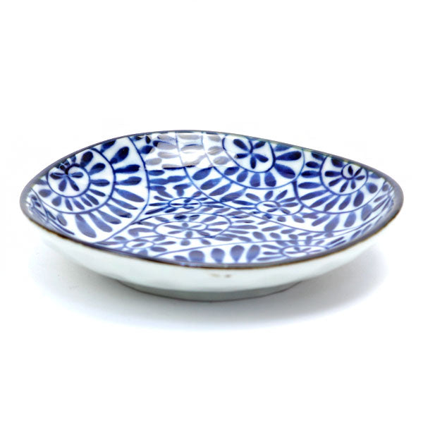 Mino ware small plate Japanese ancient patterns 06