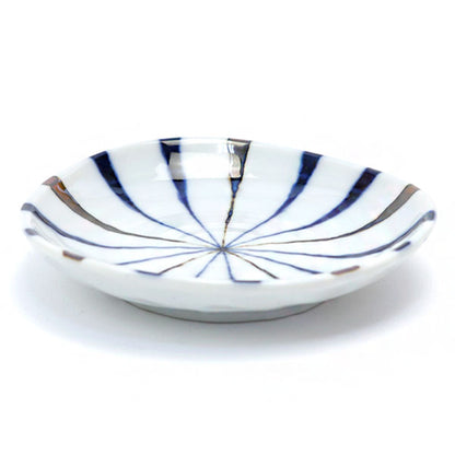 Mino ware small plate Japanese ancient patterns 08