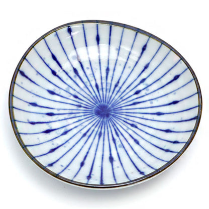 Mino ware small plate Japanese ancient patterns 09